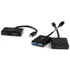 StarTech.com Travel A/V -sovitin: 2-in-1 Mini DisplayPort – HDMI tai VGA -muunnin