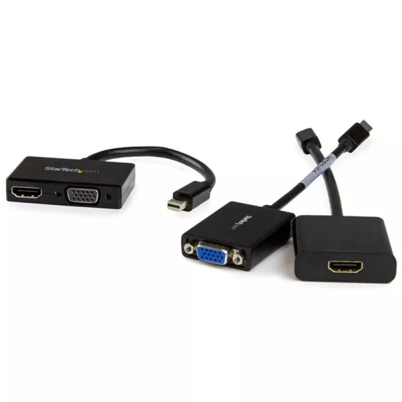 StarTech.com Travel A/V -sovitin: 2-in-1 Mini DisplayPort – HDMI tai VGA -muunnin