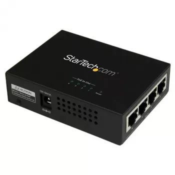 StarTech.com 4-porttinen Gigabit Midspan – PoE+ -injektori – 802.3at/af