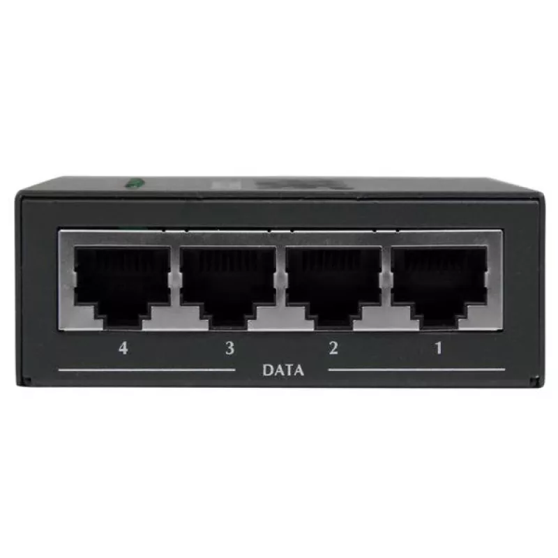 StarTech.com 4-porttinen Gigabit Midspan – PoE+ -injektori – 802.3at/af
