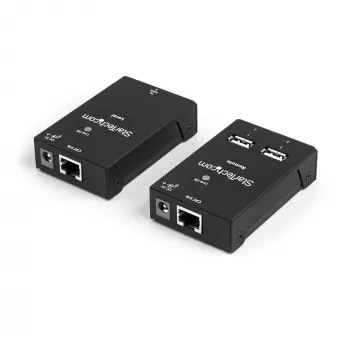 StarTech.com 4-porttinen USB 2.0 -jatko Cat5- tai Cat6-kaapelilla – 130 ft (40 m)