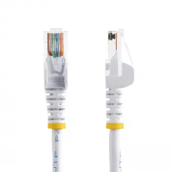 StarTech.com Cat5e -verkkokaapeli ilman lukitusta RJ45-liittimin – 2 m, valkoinen