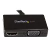 StarTech.com Travel A/V -sovitin: 2-in-1 DisplayPort HDMI:hen tai VGA:han