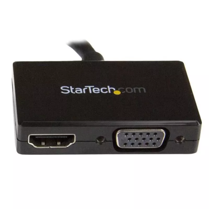 StarTech.com Travel A/V -sovitin: 2-in-1 DisplayPort HDMI:hen tai VGA:han