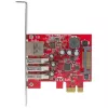 StarTech.com 3-porttinen PCI Express USB 3.0 -kortti + Gigabit Ethernet