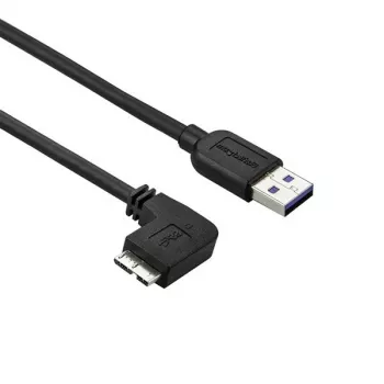 StarTech.com ohut Micro-USB 3.0 -kaapeli - M/M - vasemmalle kulmattu Micro-USB - 2 m