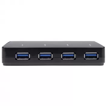 StarTech.com 4-porttinen USB 3.0 -keskitin ja erillinen latausportti - 1 x 2,4A portti~4-porttinen USB 3.0 -keskitin (5Gbps) ja erillinen latausportti - 1 x 2,4A portti