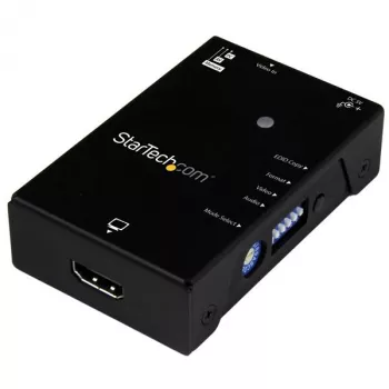 StarTech.com EDID-emulaattori HDMI-näytöille – 1080p, musta, teräs, RoHS, CE, FCC, 1920 x 1080 pikseliä, 720p, 1080p, HDMI