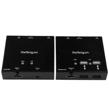 StarTech.com HDMI-over-CAT6-jatko 4-porttisella USB-keskittimellä – 50 m – 1080p