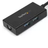 StarTech.com USB-Ethernet-sovitin, USB 3.0 – 10/100/1000 Gigabit Ethernet LAN -muunnin kannettaviin, 11,8″/30 cm kiinteä kaapeli, USB-RJ45-sovitin, NIC-sovitin, USB-verkkosovitin