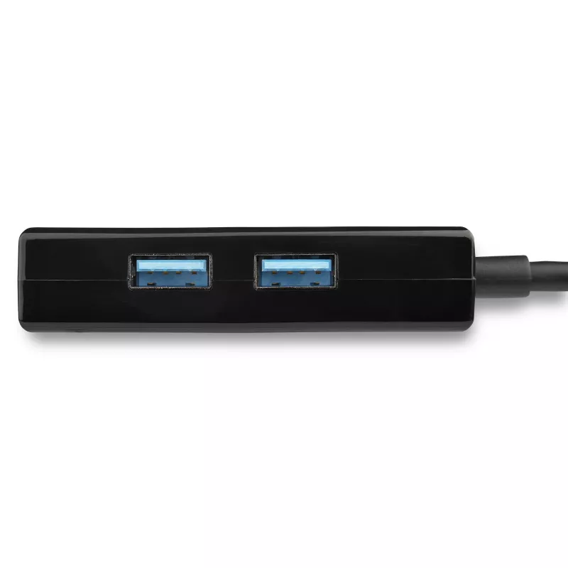 StarTech.com USB-Ethernet-sovitin, USB 3.0 – 10/100/1000 Gigabit Ethernet LAN -muunnin kannettaviin, 11,8″/30 cm kiinteä kaapeli, USB-RJ45-sovitin, NIC-sovitin, USB-verkkosovitin