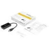 StarTech.com USB-Ethernet-sovitin, USB 3.0 – 10/100/1000 Gigabit Ethernet LAN -muunnin kannettaviin, 11,8″/30 cm kiinteä kaapeli, USB-RJ45-sovitin, NIC-sovitin, USB-verkkosovitin