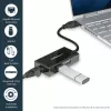 StarTech.com USB-Ethernet-sovitin, USB 3.0 – 10/100/1000 Gigabit Ethernet LAN -muunnin kannettaviin, 11,8″/30 cm kiinteä kaapeli, USB-RJ45-sovitin, NIC-sovitin, USB-verkkosovitin