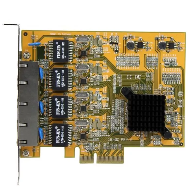 StarTech.com 4-porttinen PCIe Gigabit -verkkokortti, sisäinen, langallinen, PCI Express, Ethernet, 2000 Mbit/s