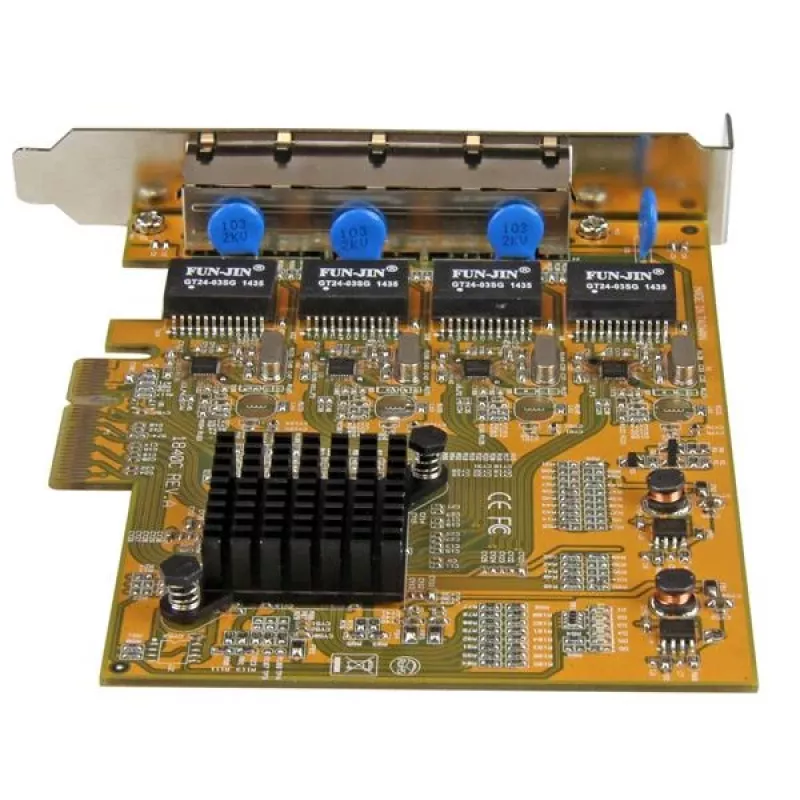 StarTech.com 4-porttinen PCIe Gigabit -verkkokortti, sisäinen, langallinen, PCI Express, Ethernet, 2000 Mbit/s