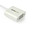 StarTech.com USB-C-VGA-sovitin – valkoinen, 3.2 Gen 1 (3.1 Gen 1), USB Type-C, VGA (D-Sub) -lähtö, 1920 x 1200 pikseliä