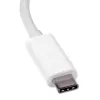 StarTech.com USB-C-DisplayPort-sovitin – 4K 60Hz/8K 30Hz – USB Type-C - DP 1.4 HBR2 -sovitindongle – kompakti USB-C (DP Alt Mode) -näytön videomuunnin – Thunderbolt 3 -yhteensopiva – valkoinen
