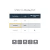 StarTech.com USB-C-DisplayPort-sovitin – 4K 60Hz/8K 30Hz – USB Type-C - DP 1.4 HBR2 -sovitindongle – kompakti USB-C (DP Alt Mode) -näytön videomuunnin – Thunderbolt 3 -yhteensopiva – valkoinen