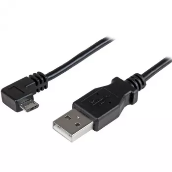 StarTech.com Micro-USB-lataus- ja synkronointikaapeli M/M – kulmaliitin Micro-USB – 24 AWG – 2 m