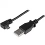 StarTech.com Micro-USB-lataus- ja synkronointikaapeli M/M – kulmaliitin Micro-USB – 24 AWG – 2 m