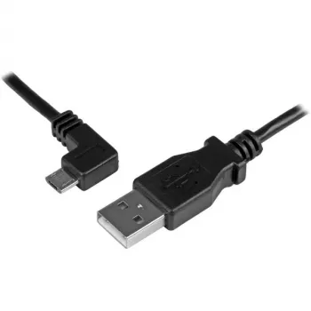 StarTech.com Micro-USB-lataus- ja synkronointikaapeli M/M – vasen kulmaliitin Micro-USB – 24 AWG – 2 m