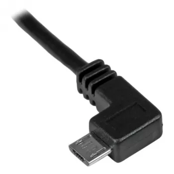StarTech.com Micro-USB-lataus- ja synkronointikaapeli M/M – vasen kulmaliitin Micro-USB – 24 AWG – 2 m
