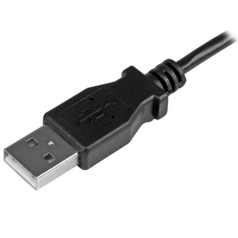 StarTech.com Micro-USB-lataus- ja synkronointikaapeli M/M – vasen kulmaliitin Micro-USB – 24 AWG – 2 m