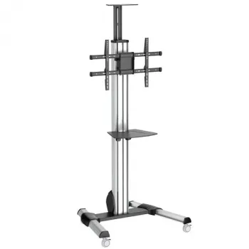 StarTech.com TV-telinerullavaunu – korkeussäädettävä – lukittavat pyörät, 40 kg, 81,3 cm (32 tuumaa), 190,5 cm (75 tuumaa), 200 x 200 mm, 600 x 400 mm, 1110 - 1510 mm