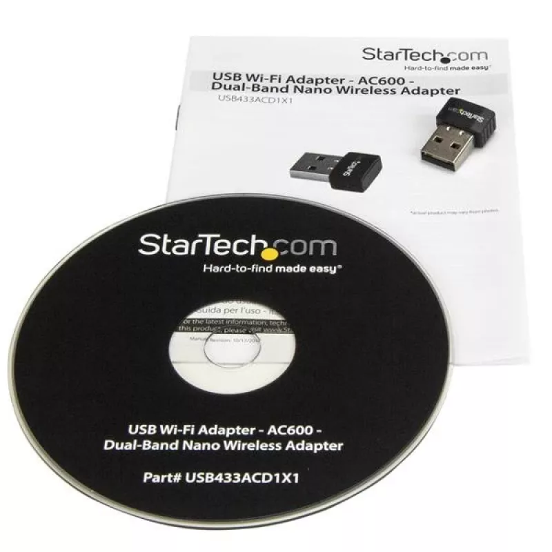 StarTech.com USB-WLAN-sovitin – AC600 – Dual-Band Nano -langaton sovitin
