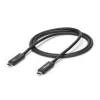 StarTech.com 3 ft (1 m) Thunderbolt 3 -kaapeli 100 W Power Delivery -tuella – 40 Gbit/s