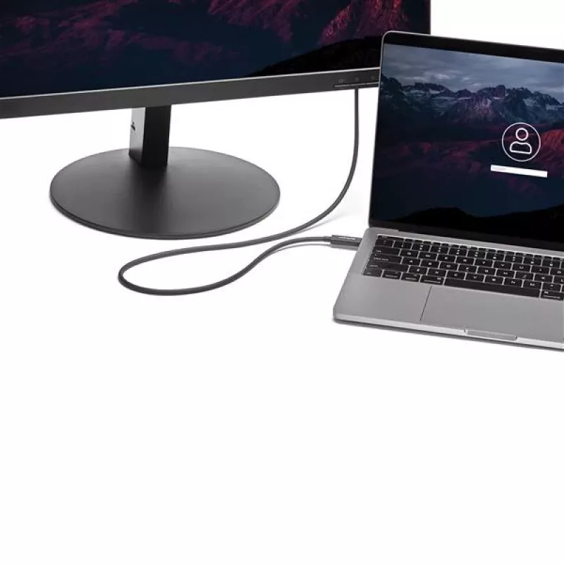 StarTech.com 3 ft (1 m) Thunderbolt 3 -kaapeli 100 W Power Delivery -tuella – 40 Gbit/s