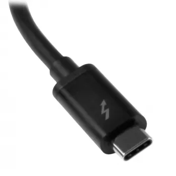 StarTech.com Thunderbolt 3 - Thunderbolt 2 -sovitin – TB3-kannettava TB2-näyttöihin ja -laitteisiin – Thunderbolt 2 20 Gbit/s tai Thunderbolt 1 10 Gbit/s -muunnin – Thunderbolt 3 -sertifioitu – Windows/Mac