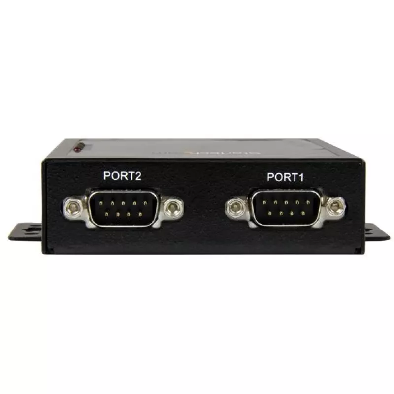 StarTech.com 2-porttinen Serial-to-IP Ethernet -laite palvelin – RS232 – metalli ja asennettavissa