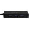 StarTech.com 3-porttinen USB 3.0 -keskitin ja Gigabit Ethernet – USB-C – sis. verkkolaitteen