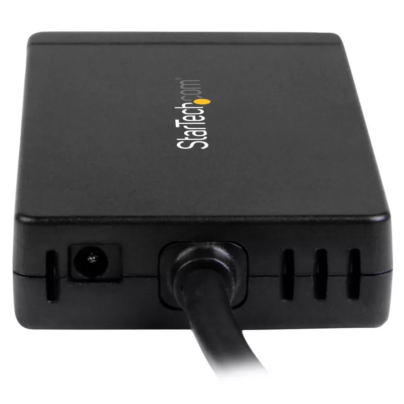 StarTech.com 3-porttinen USB 3.0 -keskitin ja Gigabit Ethernet – USB-C – sis. verkkolaitteen