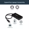 StarTech.com 3-porttinen USB 3.0 -keskitin ja Gigabit Ethernet – USB-C – sis. verkkolaitteen