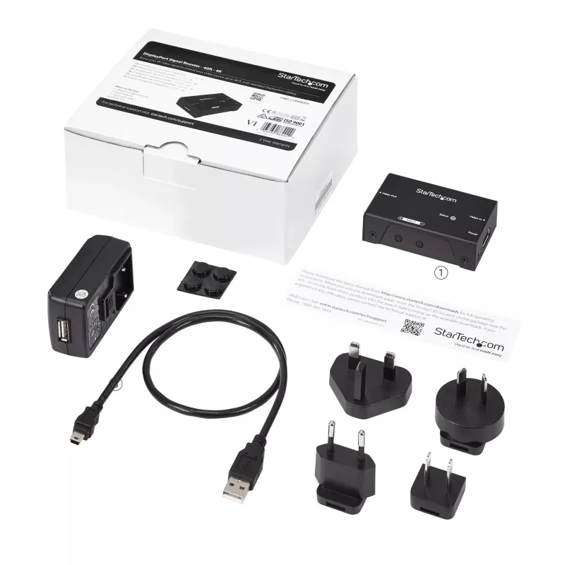StarTech.com DisplayPort-signaalinvahvistin – DP-jatko – 4K 60Hz