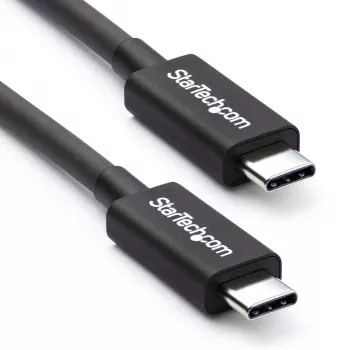 StarTech.com 0,5 m Thunderbolt 3 (40 Gbit/s) USB-C -kaapeli – yhteensopiva Thunderbolt-, USB- ja DisplayPort-liitäntöjen kanssa