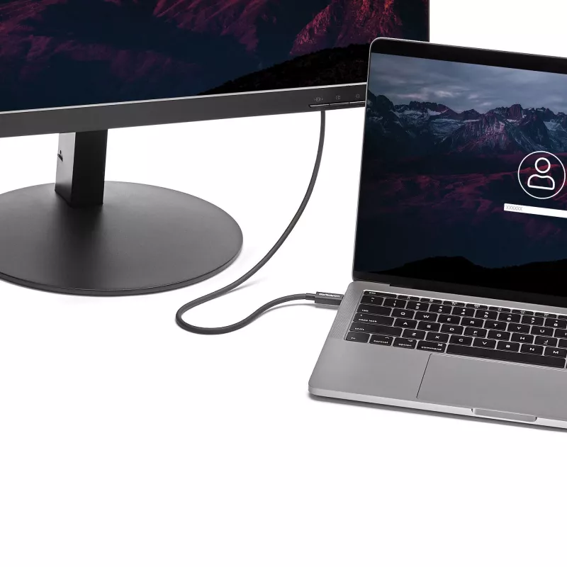 StarTech.com 0,5 m Thunderbolt 3 (40 Gbit/s) USB-C -kaapeli – yhteensopiva Thunderbolt-, USB- ja DisplayPort-liitäntöjen kanssa