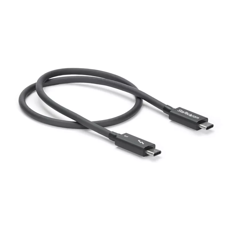 StarTech.com 0,5 m Thunderbolt 3 (40 Gbit/s) USB-C -kaapeli – yhteensopiva Thunderbolt-, USB- ja DisplayPort-liitäntöjen kanssa