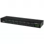 StarTech.com 16-porttinen USB-sarjaporttisovitin-keskitin, USB 2.0 Type-B, sarjaportti, 480 Mbit/s, musta, teräs, 36 W