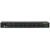 StarTech.com 16-porttinen USB-sarjaporttisovitin-keskitin, USB 2.0 Type-B, sarjaportti, 480 Mbit/s, musta, teräs, 36 W