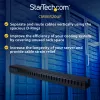 StarTech.com pystysuuntainen kaapelinhallinta sormikanavilla – 0U – 3 ft