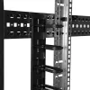 StarTech.com pystysuuntainen kaapelinhallinta D-renkakoukuilla – 0U – 6 ft