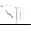 StarTech.com pystysuuntainen kaapelinhallinta D-renkakoukuilla – 0U – 6 ft