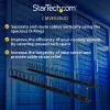 StarTech.com pystysuuntainen kaapelinhallinta D-renkakoukuilla – 0U – 6 ft