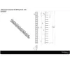 StarTech.com pystysuuntainen kaapelinhallinta D-renkakoukuilla – 0U – 2,8 ft