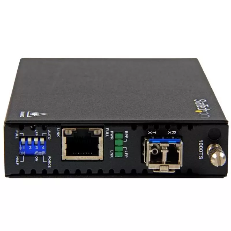 StarTech.com Gigabit Ethernet -kupari-kuitu-mediakonvertteri – SM LC – 20 km