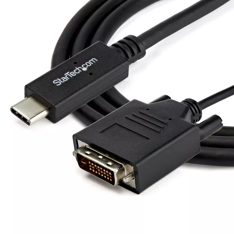 StarTech.com 2 m USB-C-DVI-kaapeli – 1920 x 1200 – musta