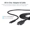 StarTech.com 0,91 m (3 ft) USB-C-HDMI-kaapeli – 4K 30 Hz USB Type-C - HDMI -videonäyttömuunnin – USB-C DP Alt Mode - HDMI -näyttösovitinkaapeli – Thunderbolt-yhteensopiva